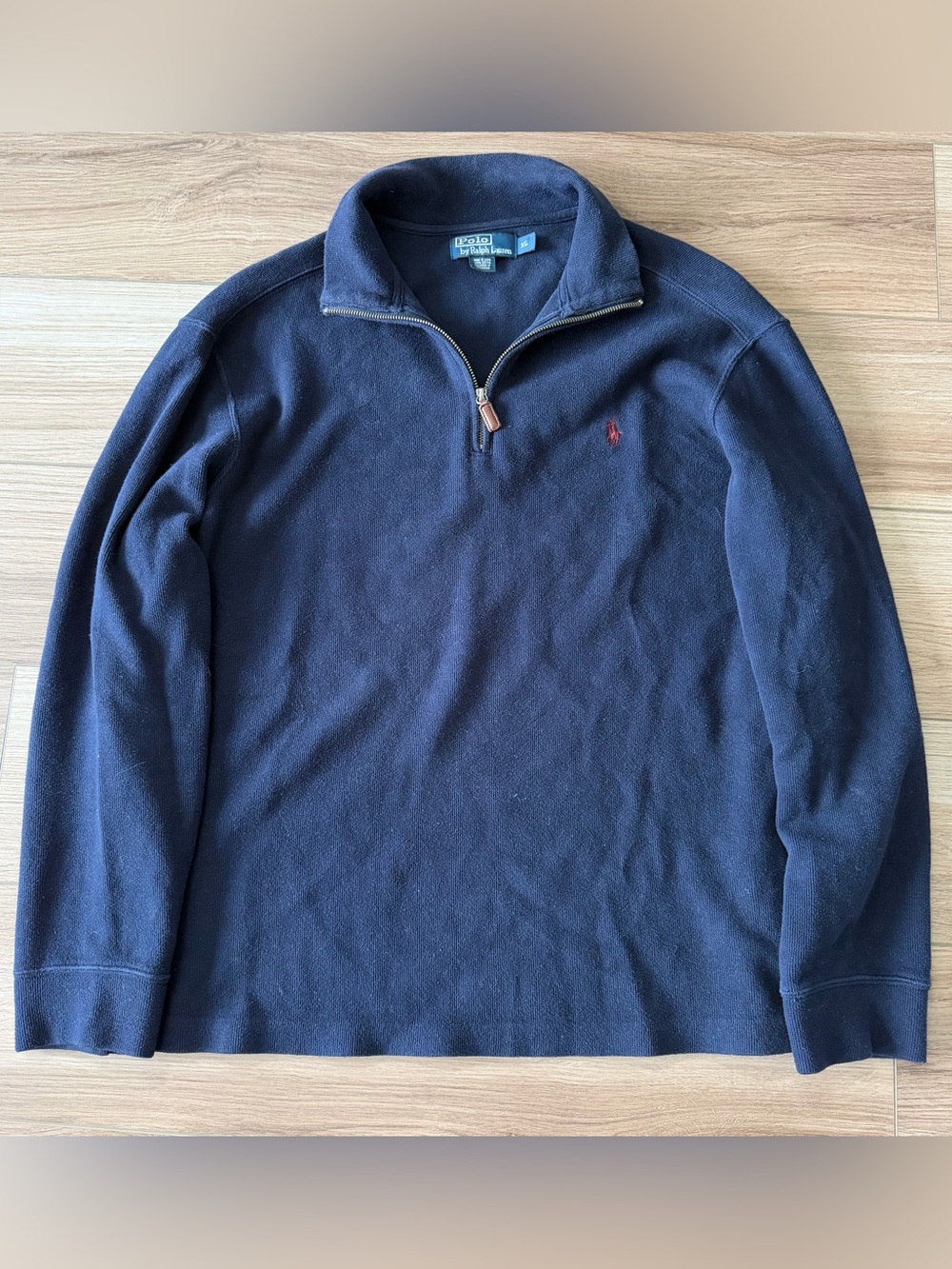 Polo Ralph Lauren Navy Blue 1/4 Zip Sweater